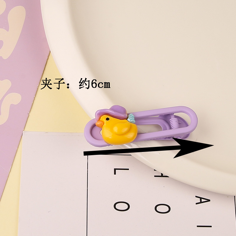 Primavera nueva historieta Sanrio oval metal horquilla linda chica dulce lado Bangs hairpin tocado