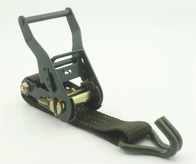 Trailer rope/net/strap binding belt tensioner retainer step