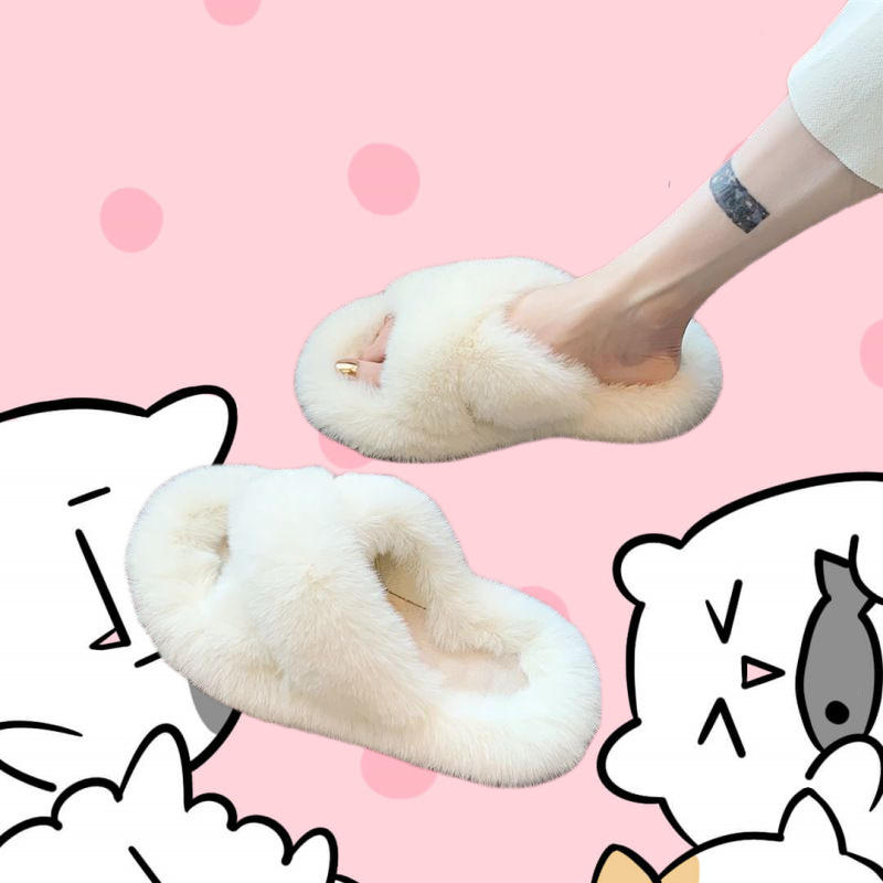 평평한 바닥 [십자가] 흰색