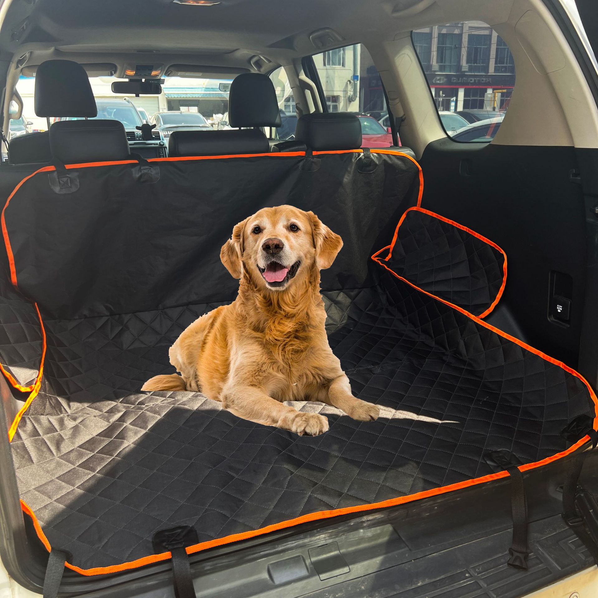 New car dog cushion pet cushion car back seat trunk car waterproof anti-dirty car cushion going out cushion