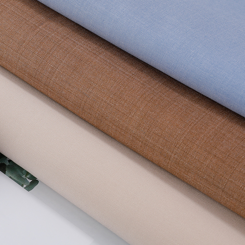 厂家供应女装套西哔叽马甲裙子西服西裤面料现货常规色免费拿样