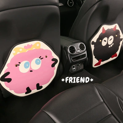 Chair back anti-kick pad, cartoon chair back anti-kick cushion