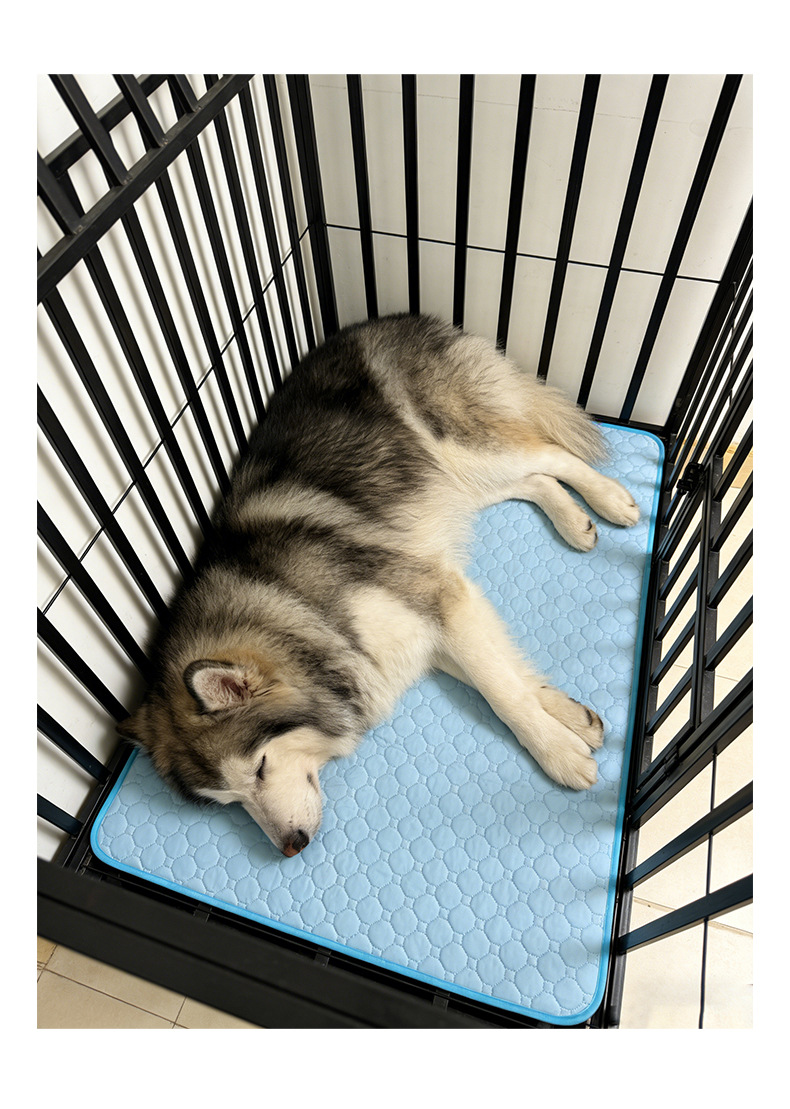 Cooling Dog Mat And Cat Cooling Bed Breathable Ice Silk Pet Pad_voghion.com
