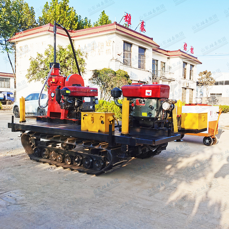 桥梁勘察打孔注浆加固钻机 多角度钻孔取芯机百米立轴液压钻探机
