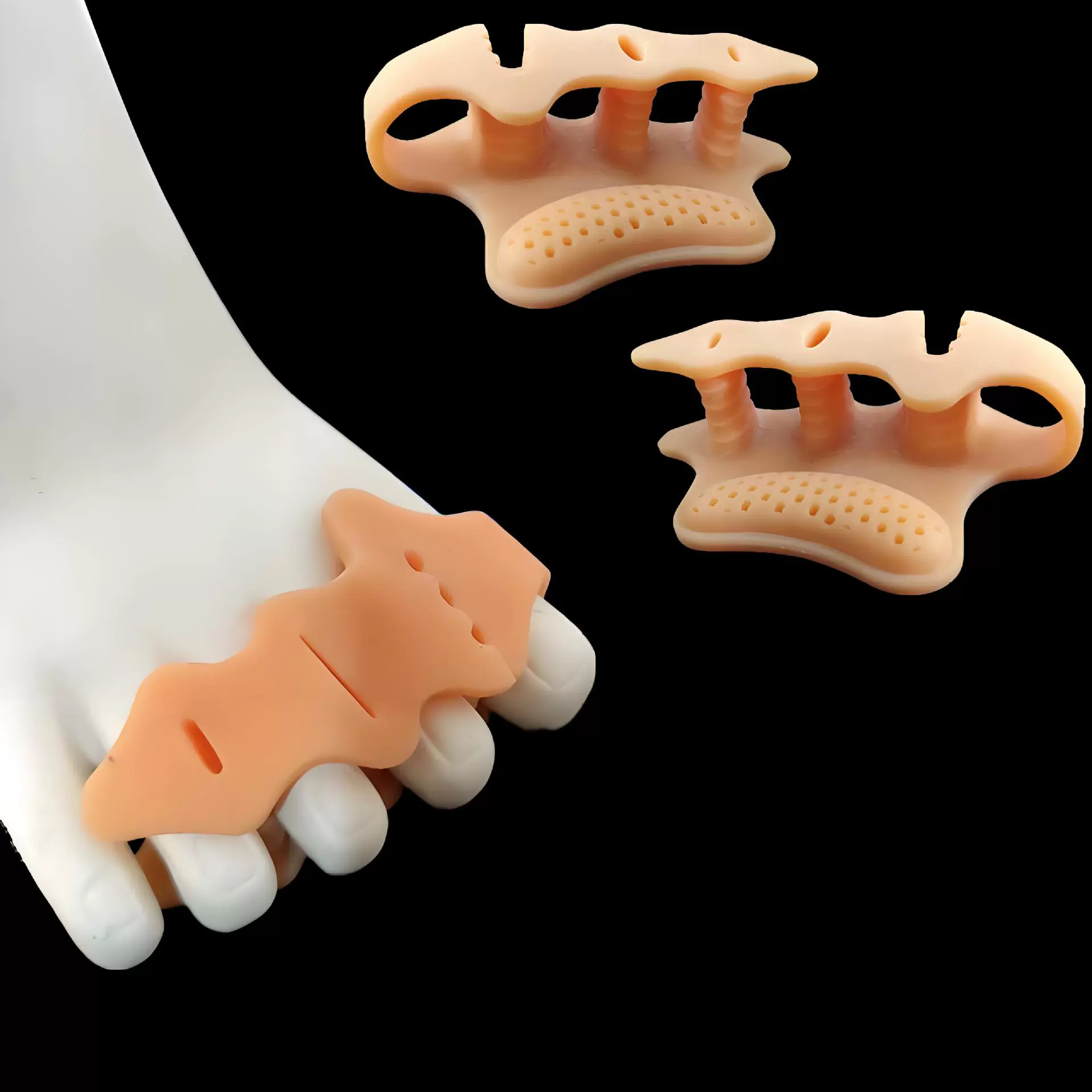 SEBS Щипка для наложения штифта для ног штифта для ног hallux valgus для держателя большого пальца с тремя отверстиями