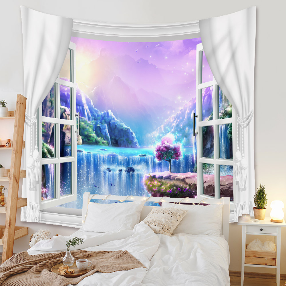 Tapestry Home Cross-border Bohemian Tapestry Room Decoration Wall Cloth Mandala Decoration Cloth Tapestry display picture 100