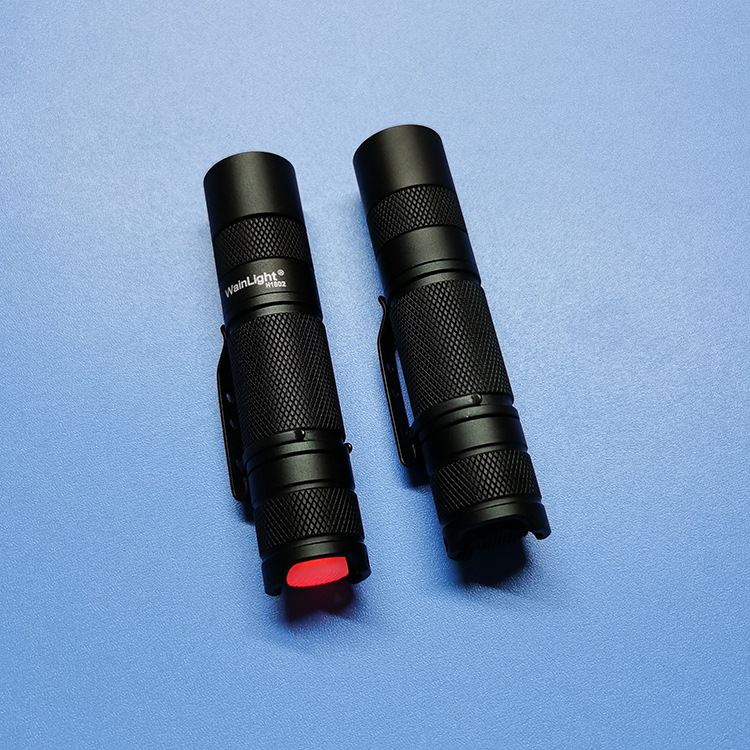 LED迷你手电筒强光14500锂电池变焦铝合金电筒可拆卸迷你手电筒