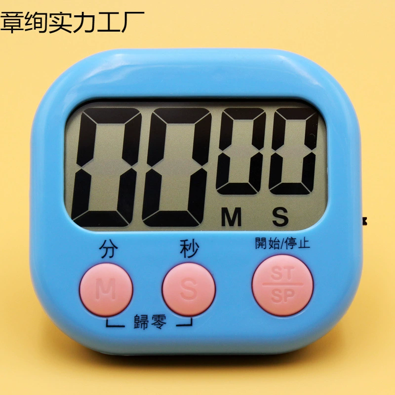 Таймер кухонный с магнитной присоской, напоминание о обратном отсчете для студентов, домашний таймер для выпечки и приготовления пищи с громким звуком