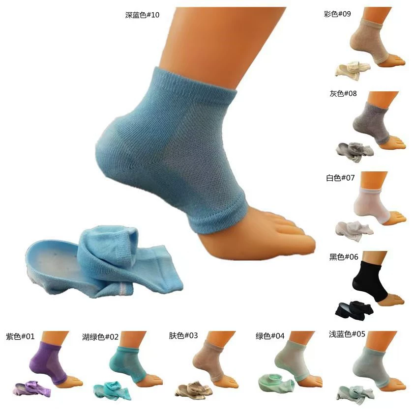 Мужские и женские невидимые носки с внутренним увеличением и универсальными спортивными носками с полуподушкой на каблуке.