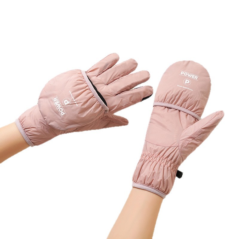 Women's Winter Ski Gloves With Fleece, Outdoor Cycling, Non-slip, Flip-top Touchscreen, Keeps Hands Warm For Electric Bike Riding, Windproof,men's Too_desvips.com