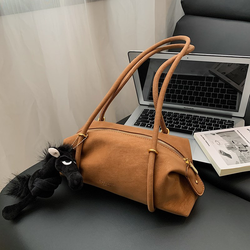 时尚简约腋下包包女小众复古百搭手提包秋冬新款通勤单肩包bags