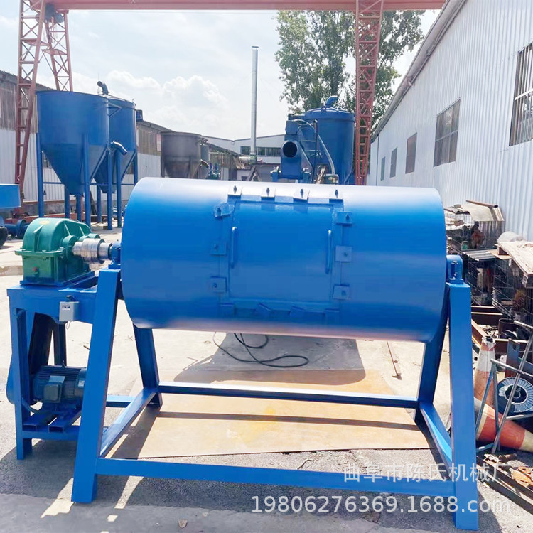 破碎料除锈滚筒干磨机 六角滚筒抛光机 木制品棒料去毛刺磨光机