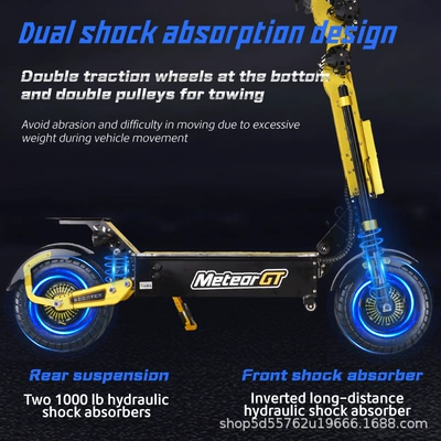 GT-M8 72V Dual Drive Qatlanan elektrik skuterlər