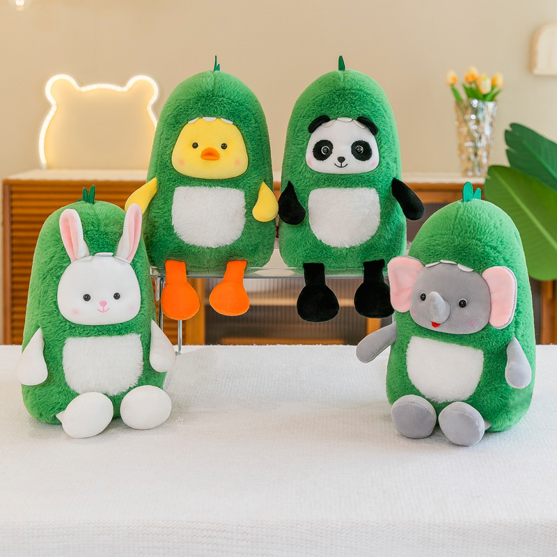 Juguetes de dinosaurios de transformación lindo muñeca agarradora muñeca pacificadora muñeca juguetes para niños al por mayor regalos de almohada para niñas