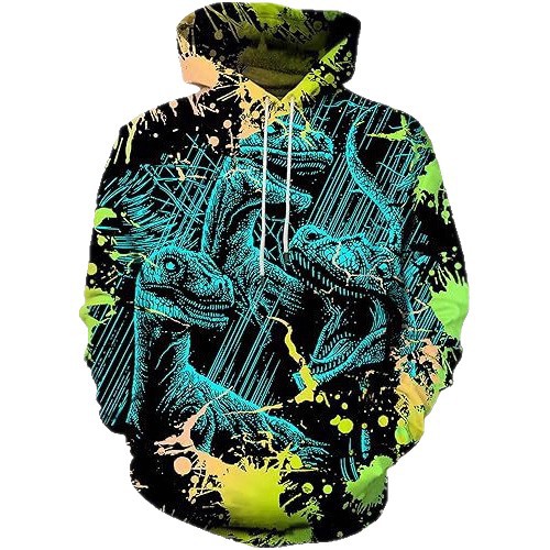 3D Digital Printing Long-sleeved Pullover Hoodie Men's Autumn And Winter Thermal Casual Sweater_voghion.com