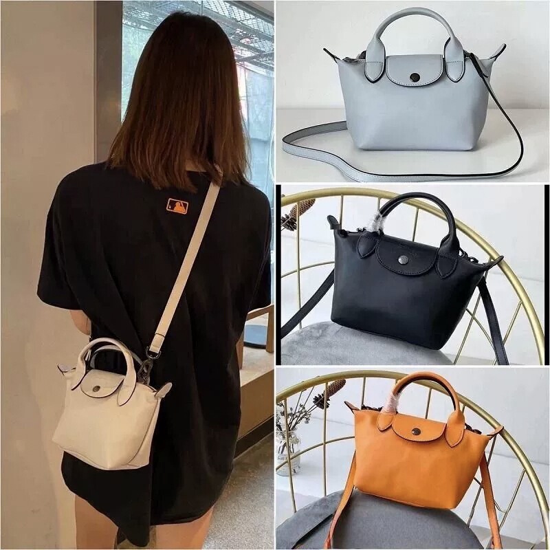 French Dragon-Style Lambskin Mini Dumpling Bag Handbag Shoulder Crossbody Women's Bag Versatile Lightweight Bag 2025 New Model