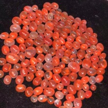 厂家直供天然川料南红玛瑙 裸石戒面小配件可diy镶嵌戒指色鲜肉满