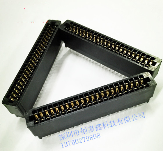 ָ SLOT PCB۲ 44P ֱʽ 2.54MM ޶