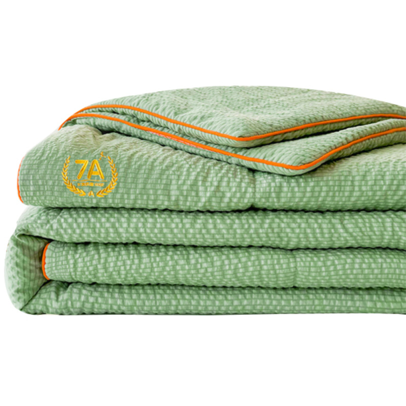 Edredón fresco de verano de fibra de soja de verano, gasa de espuma, colcha de aire acondicionado lavable a máquina, edredón de verano individual, colcha fina