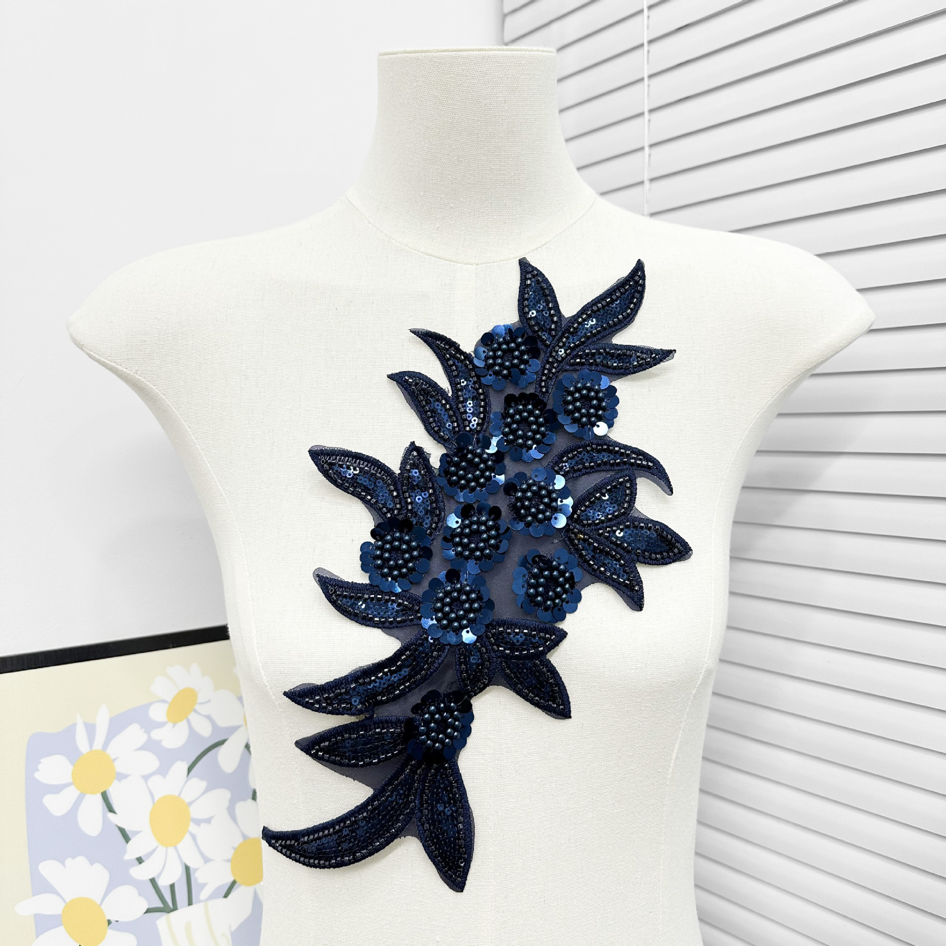 Malla, lentejuelas, bordado, cuentas, bordado, pegatinas de tela, ropa para niños, ropa de baile, ropa multicolor, accesorios de decoración de ropa al por mayor image 16
