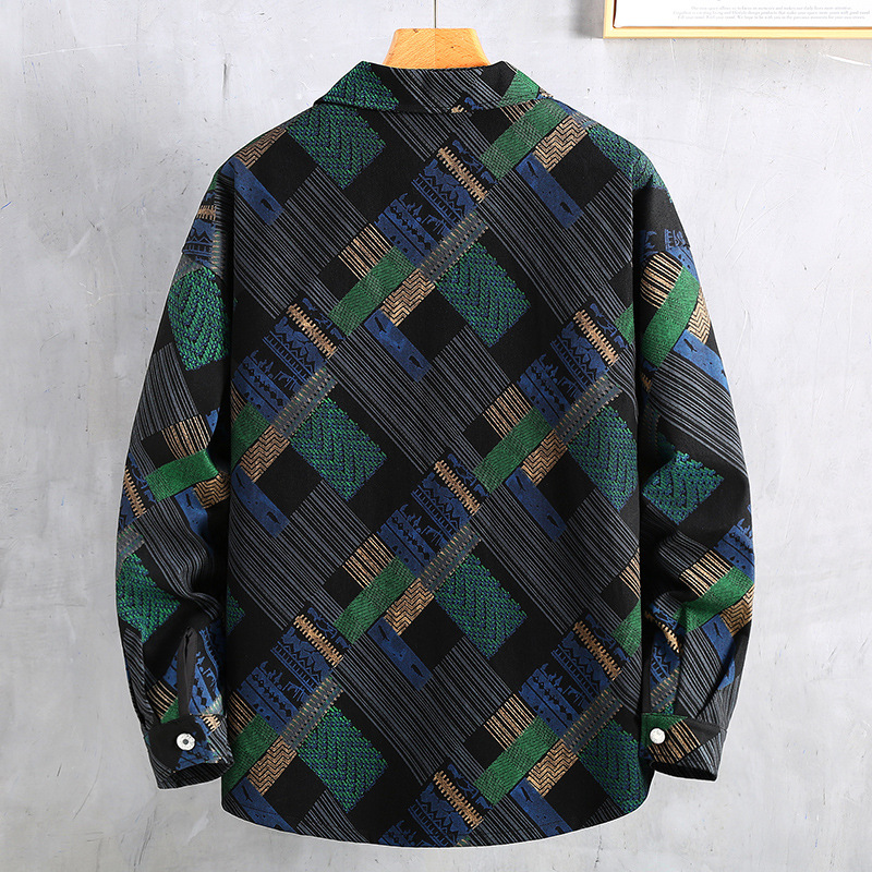 Men’s Oversized Denim Blazer Jacket Stylish Spring Autumn Fit_voghion.com