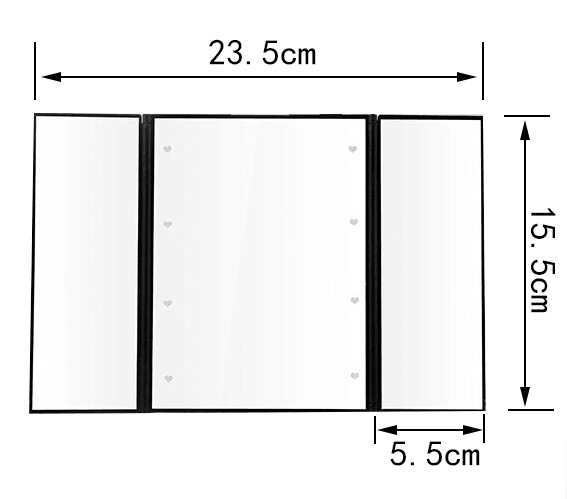 Foldable Makeup Mirror