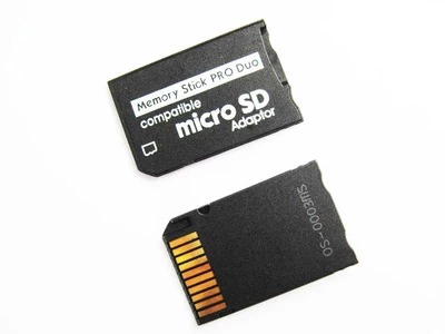 Держатель TF->MS карты, высокоскоростной для PSP, конвертер MicroSD в MS, поддержка до 128 ГБ, скорость до 13 МБ/с