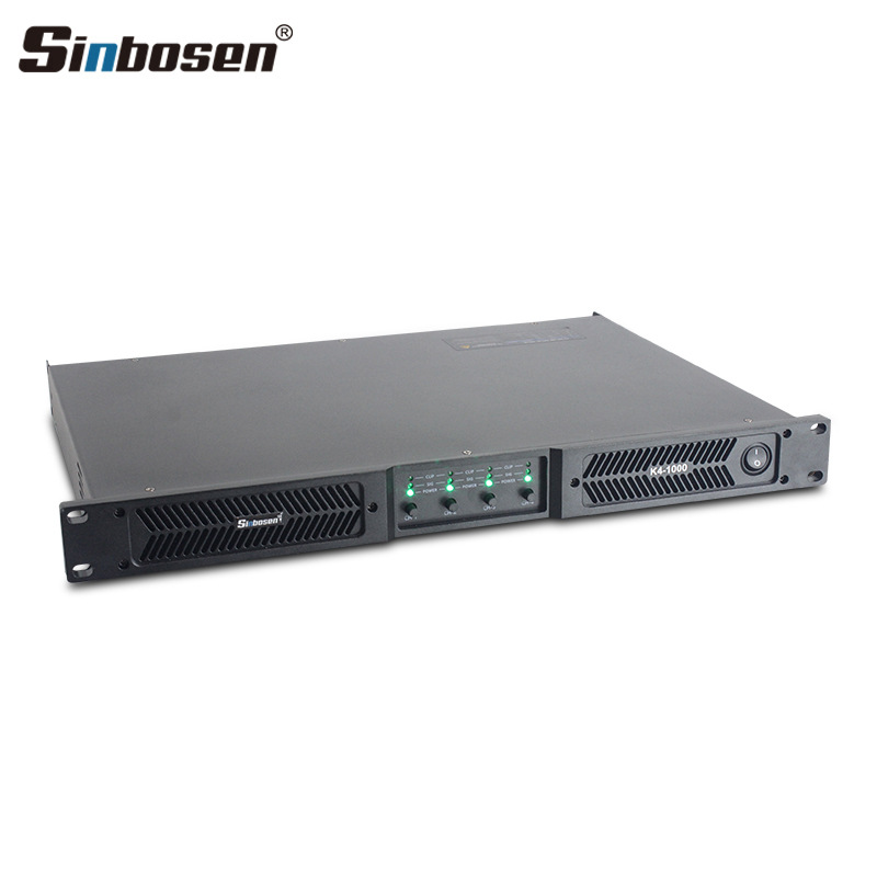 Digital de Clase D 1000W amplificador de potencia equipo de música de $ number CANALES DE POTENCIA ESTÉREO estándar KTV amplificador