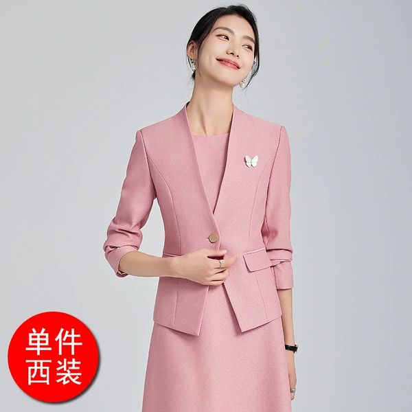 Fuchsia classic suit jacket