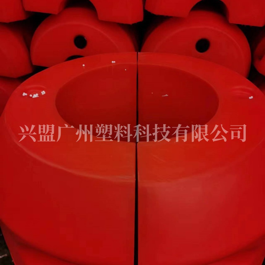 两瓣式夹管浮筒500*800mm管道浮筒水库 水电站抽水管浮力筒