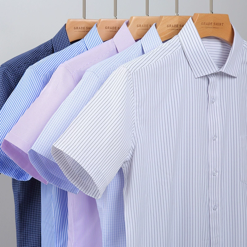 Summer blue shirt for work