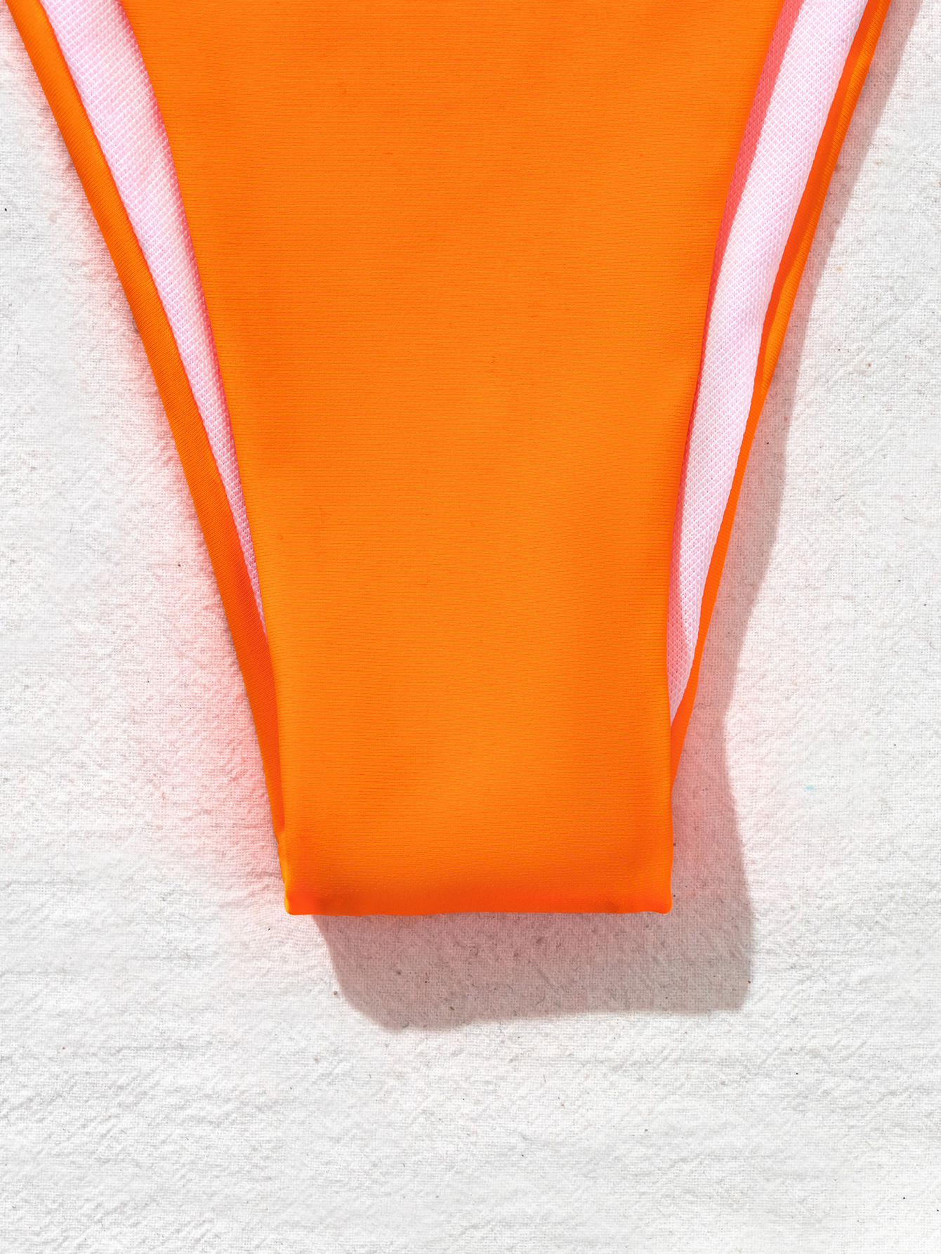 split solid color nylon swimsuit NSZO25333