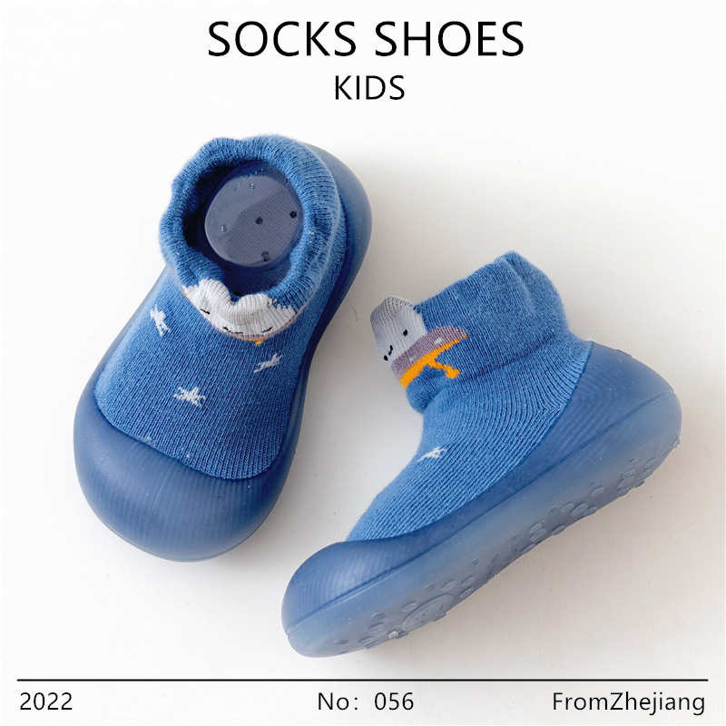 Bebé Niño Zapatos de fondo suave antideslizante primavera y otoño bebé calcetines Zapatos interior y al aire libre caminar Educación Temprana Infantil transpirable zapatos y calcetines