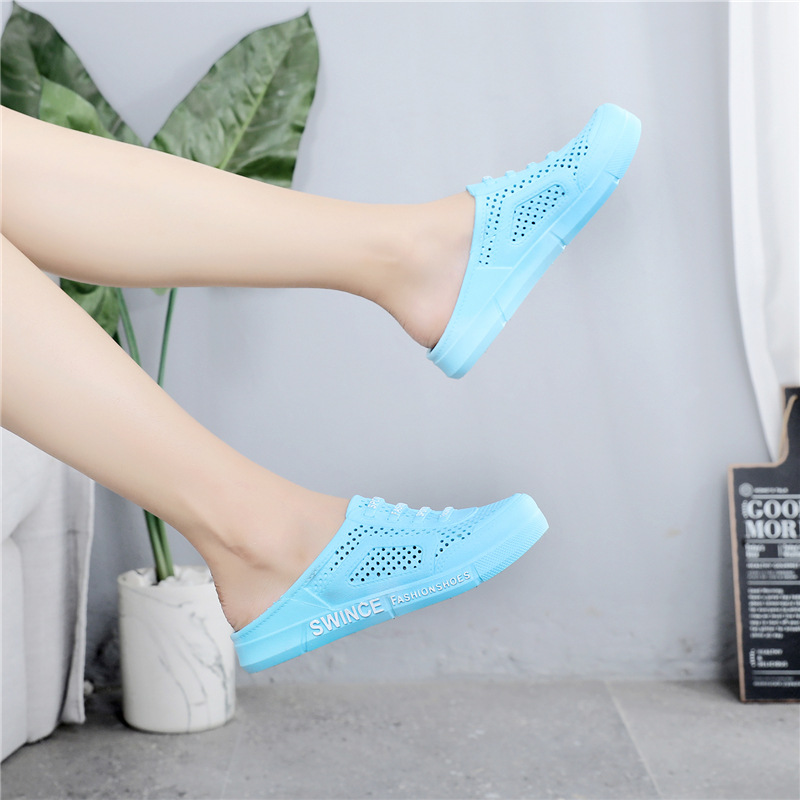 Neue Material Hälfte Baotou Höhle Vogel S Nest Casual Klettern Rafting Big Boy Damen Paar Garten Hausschuhe_voghion.com