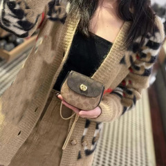 古典的なコーティングの古い花のtumlockカードの包み2025新型のチェーンの小さい廃棄物の包みの女性の口の赤い包みの小銭の包み
