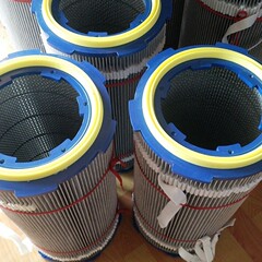 防静电六耳除尘滤筒325*660抛丸机用喷塑涂装除尘滤筒除尘滤筒