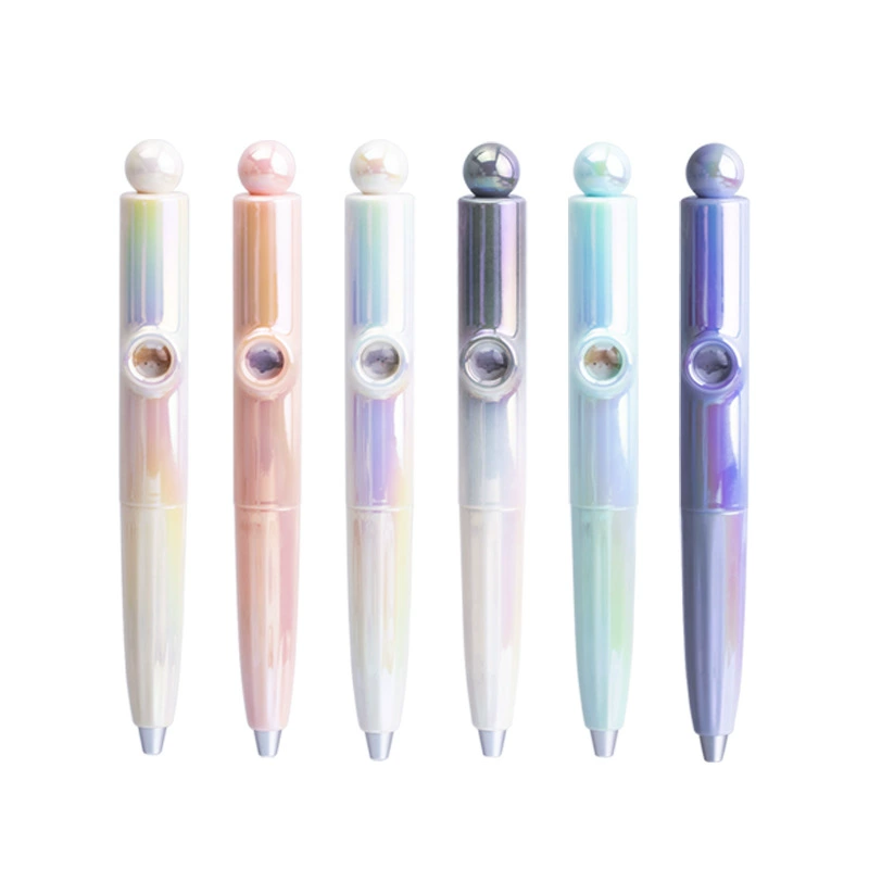 Black rollerball pen with animals for elementary school students, 0.5mm