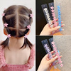 Children's small cute hairgrip flower-shaped, hair accessory with pigtail