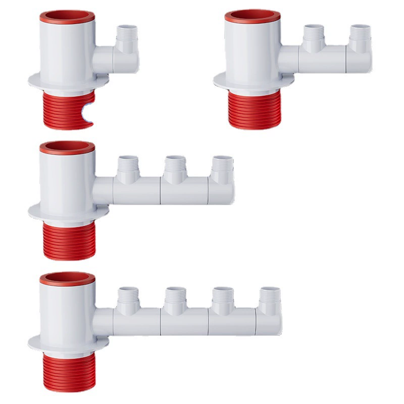 The kitchen water pipe three -way water divisions front filter drainage pipe dishwasher water purifier multi -function joint