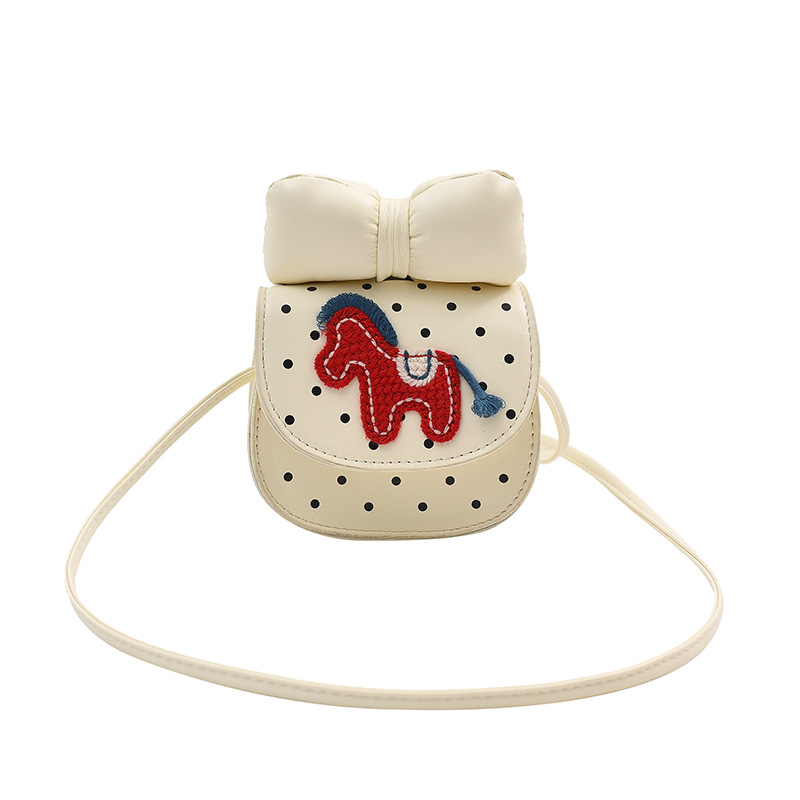 Ins nicho coreano lindo mochila de niños cartón de dibujos animados pony niñas mochila de hombro niñas bolsas de arco para niños