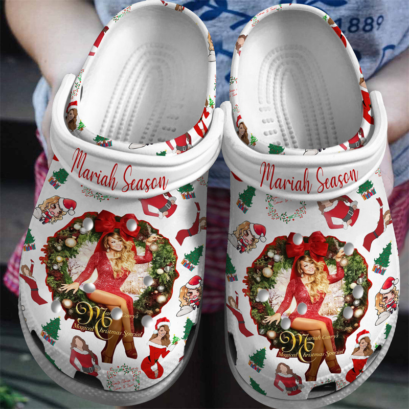 Pod One-Piece Minimum Order Cross-Border Creative Halloween Digital 3D Printing New Cartoon Hole Shoes Home Sandals and Slippers