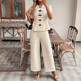 连衣裙;女式T恤;休闲裤