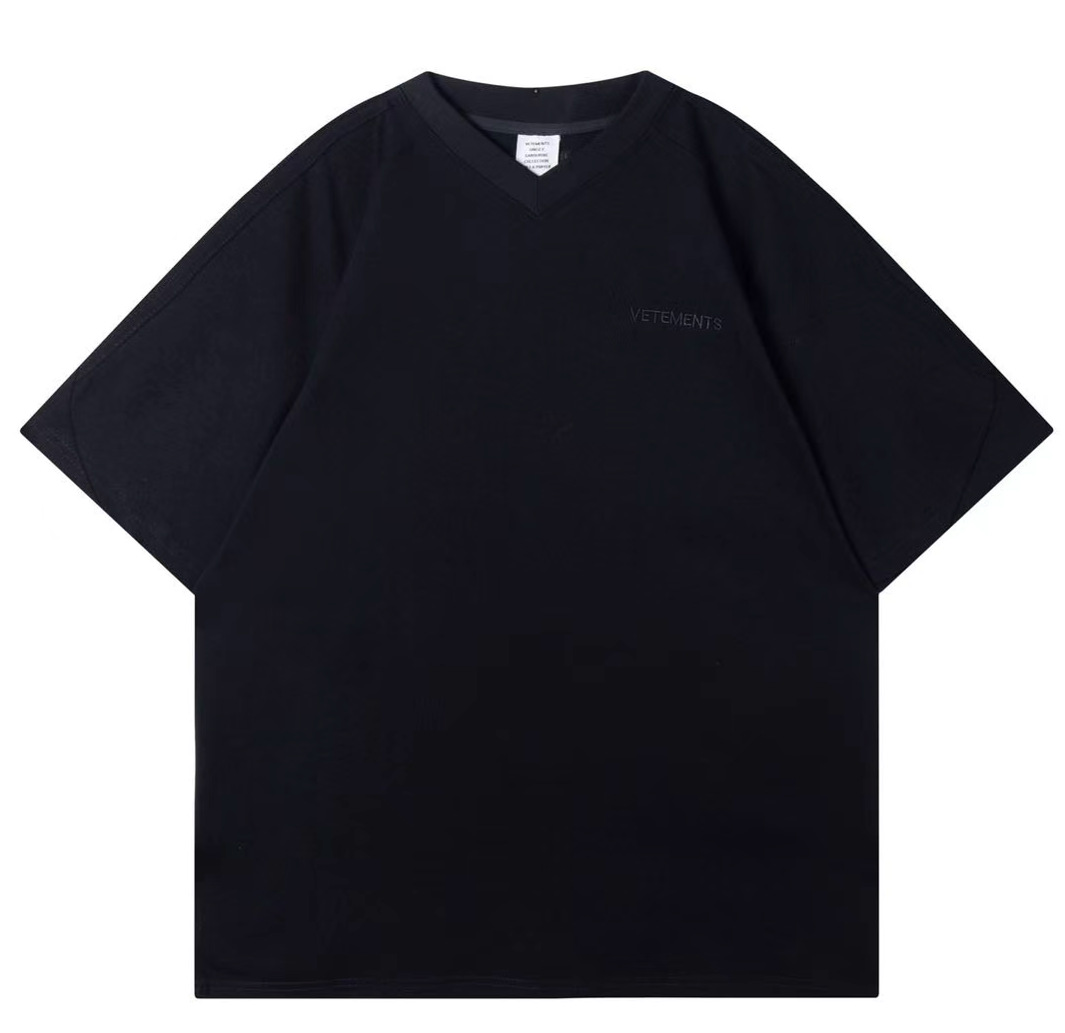 Vetements T-shirt Signature Logo Black