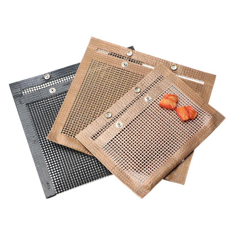 Amazon Hot Teflon Barbecue Mesh Bag Non-Stick Mesh Bag BBQ Barbecue Bag High Temperature Resistant Barbecue Mesh Bag