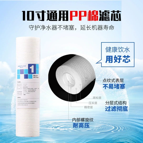 10 -inch PP cotton (blue standard 5 microns)