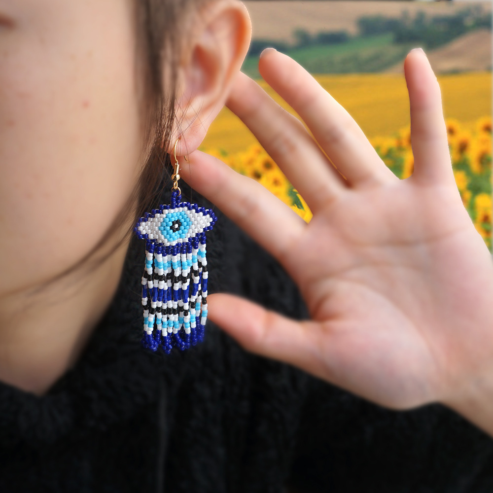 Fashionable ethnic earrings handmade