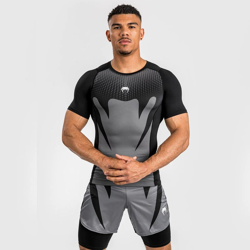 VENUM Venom мужские тайтсы для единоборств, суперэластичные для джиу-джитсу и фитнеса, быстросохнущие, комплект для бега