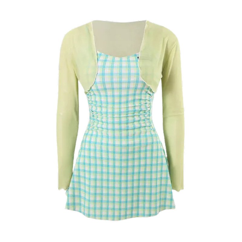 GraceChic Damen-Badeanzug-Cover-Up Strandurlaub Zweiteiliges Set Bauchkontrolle Figurformend Hochwertig Konservativ 2025 Neu Hot Spring_voghion.com