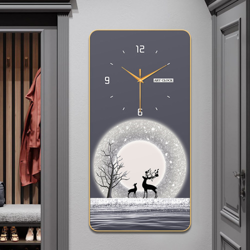 [40*80] Study, living room, entrance, vertical decorative painting, sofa background wall, dining room, bedroom, hanging painting, wall clock