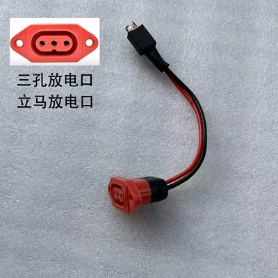 vertical word female head DC2.5 Lotus | Other Electric Vehicle Accessories - three-hole-discharge-port